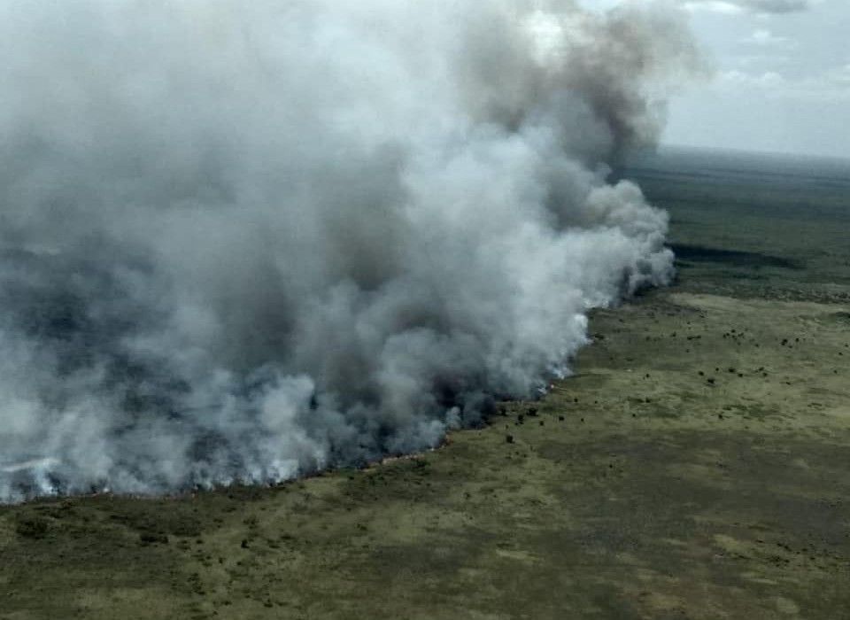 Autoridades atienden el incendio de la Biósfera de Sian Ka’an