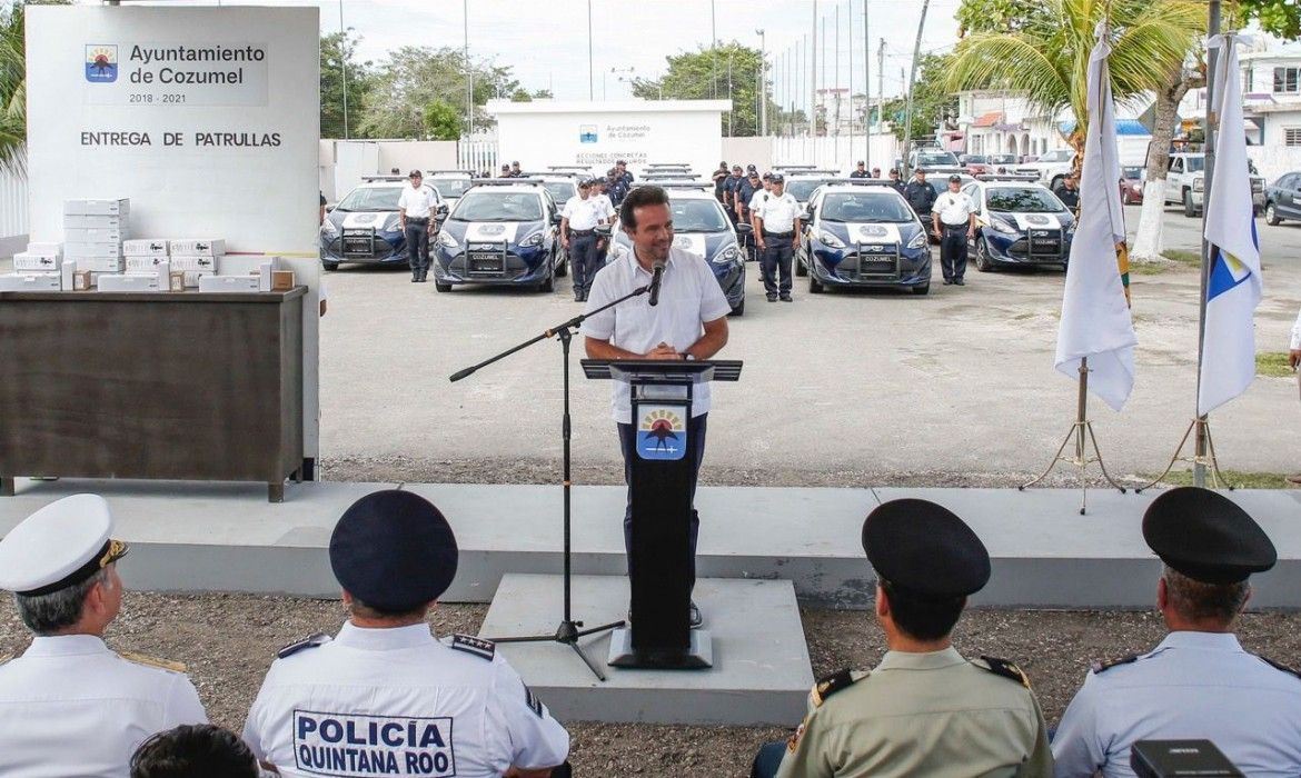 Policía de Cozumel suma 14 nuevas patrullas