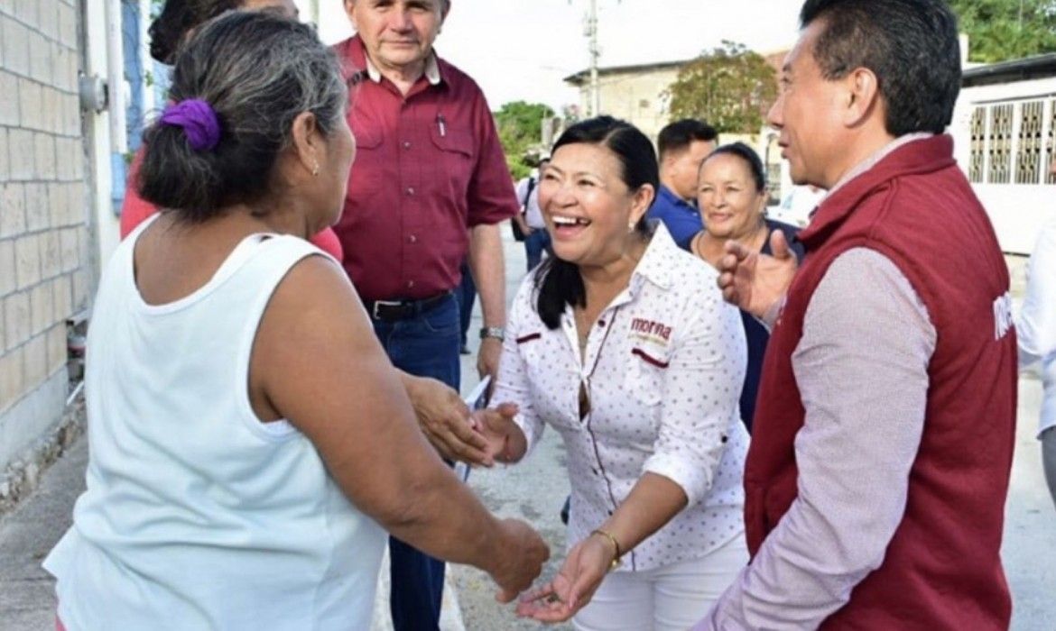 Mildred, Chucho Pool y Pech salen a pelear las calles con los otros aspirantes del morenismo
