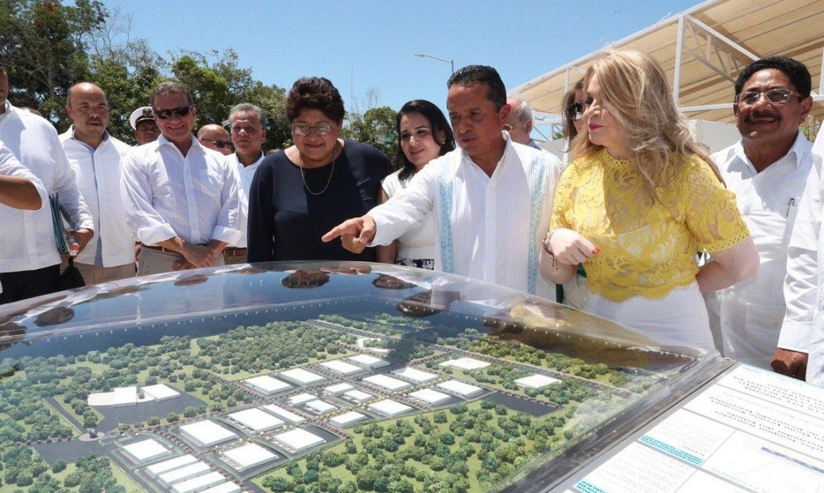 Anuncia gobernador inicio de inversiones en el Parque Industrial de Chetumal