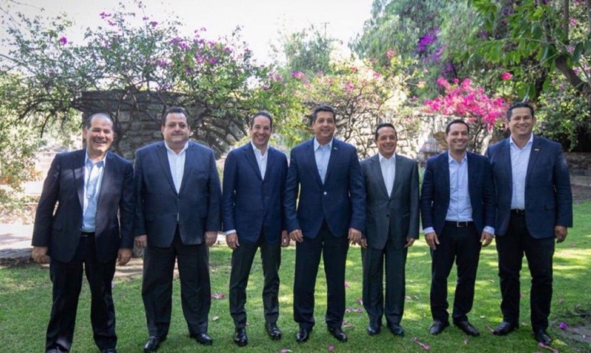 CJ se muestra con gobernadores del PAN que quieren ser el contrapeso de AMLO