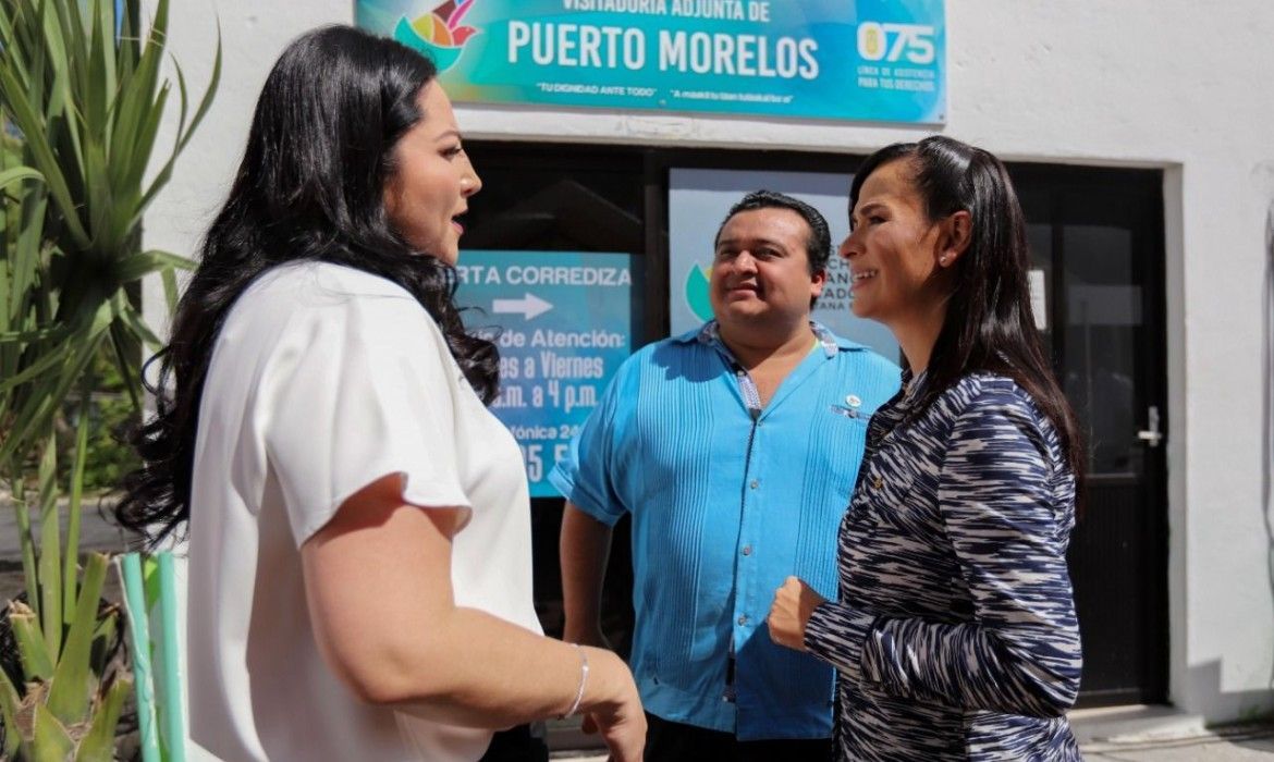 Promueve Gobierno de Laura Fernández los derechos humanos en Puerto Morelos