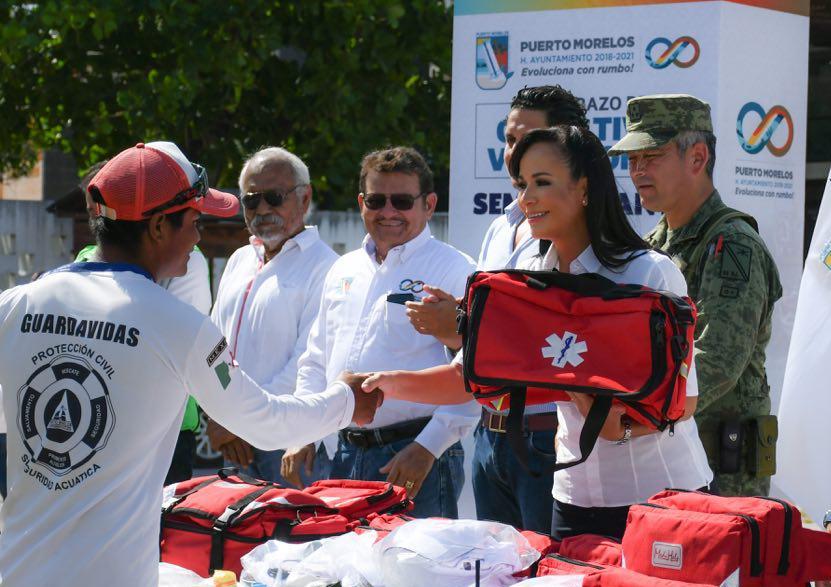 Participa Puerto Morelos de la semana nacional de Protección Civil