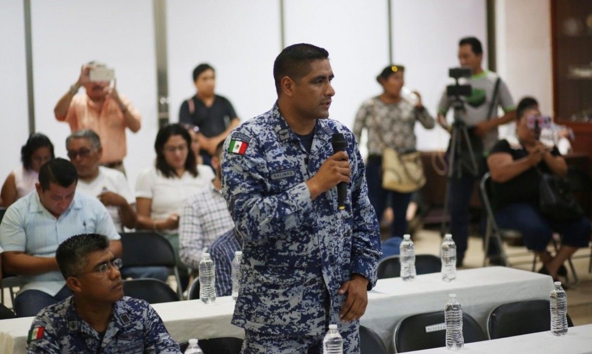 COZUMEL | Realizan simulacro para accionar y proteger a la población en caso de huracán