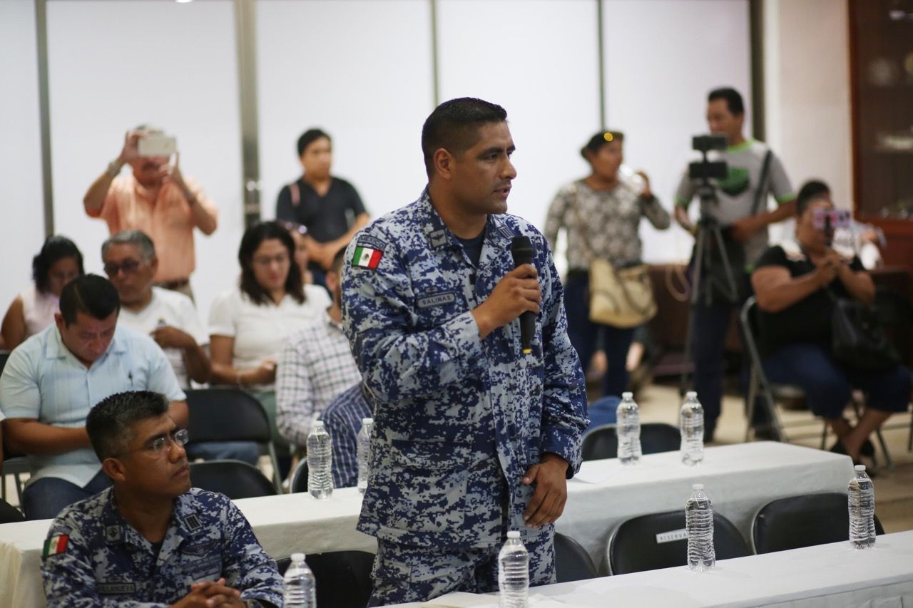 COZUMEL | Realizan simulacro para accionar y proteger a la población en caso de huracán