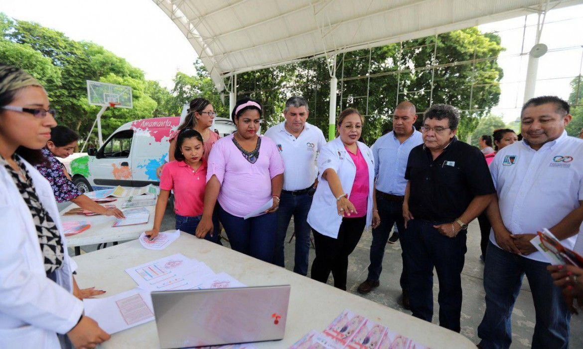 Organizan en Puerto Morelos Feria de la Salud