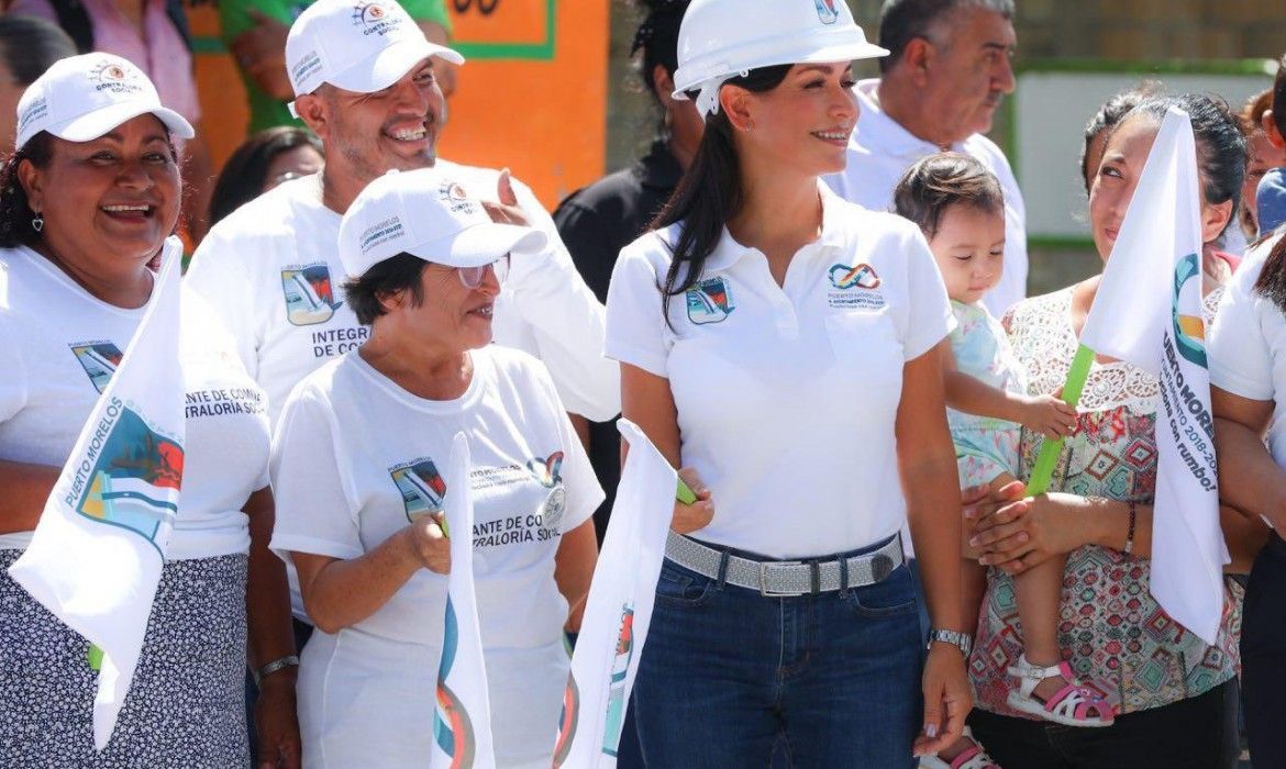 Laura Fernández da banderazo de inicio de construcción y mejoramiento de pozos de absorción