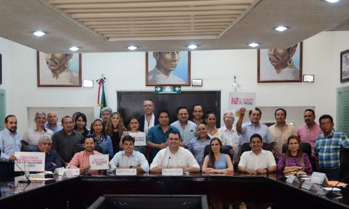 Hasta diputados aliados le dan la espalda a Laura Beristain, y rechazan aumento de predial en Solidaridad
