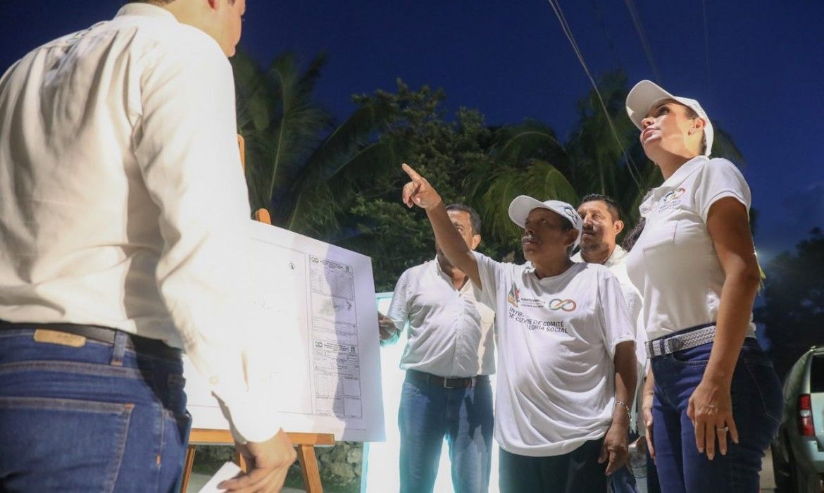 PUERTO MORELOS | Alumbrado público con tecnología de punta para Leona Vicario