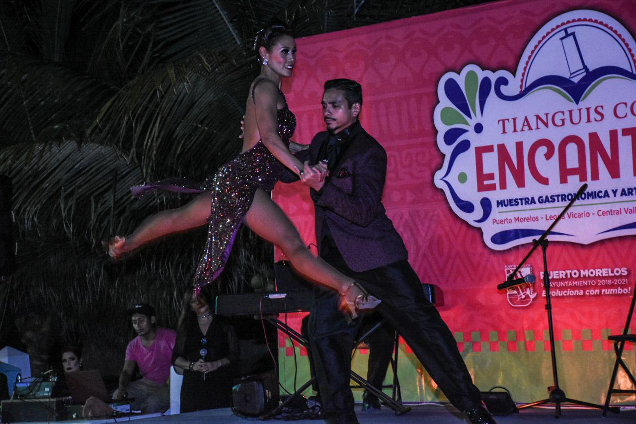 Engalana festival internacional de tango el “Tianguis con encanto” en Puerto Morelos