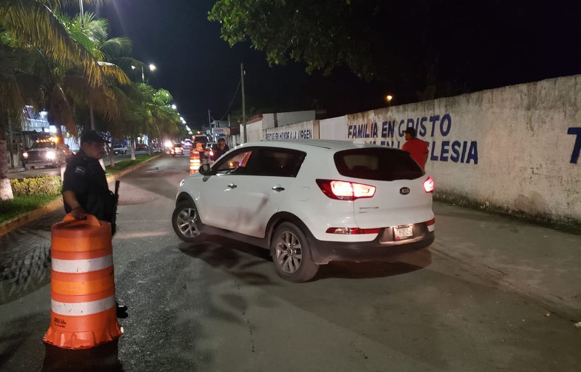 Refuerza el Ayuntamiento de Cozumel operativos para prevenir accidentes y conductas delictivas