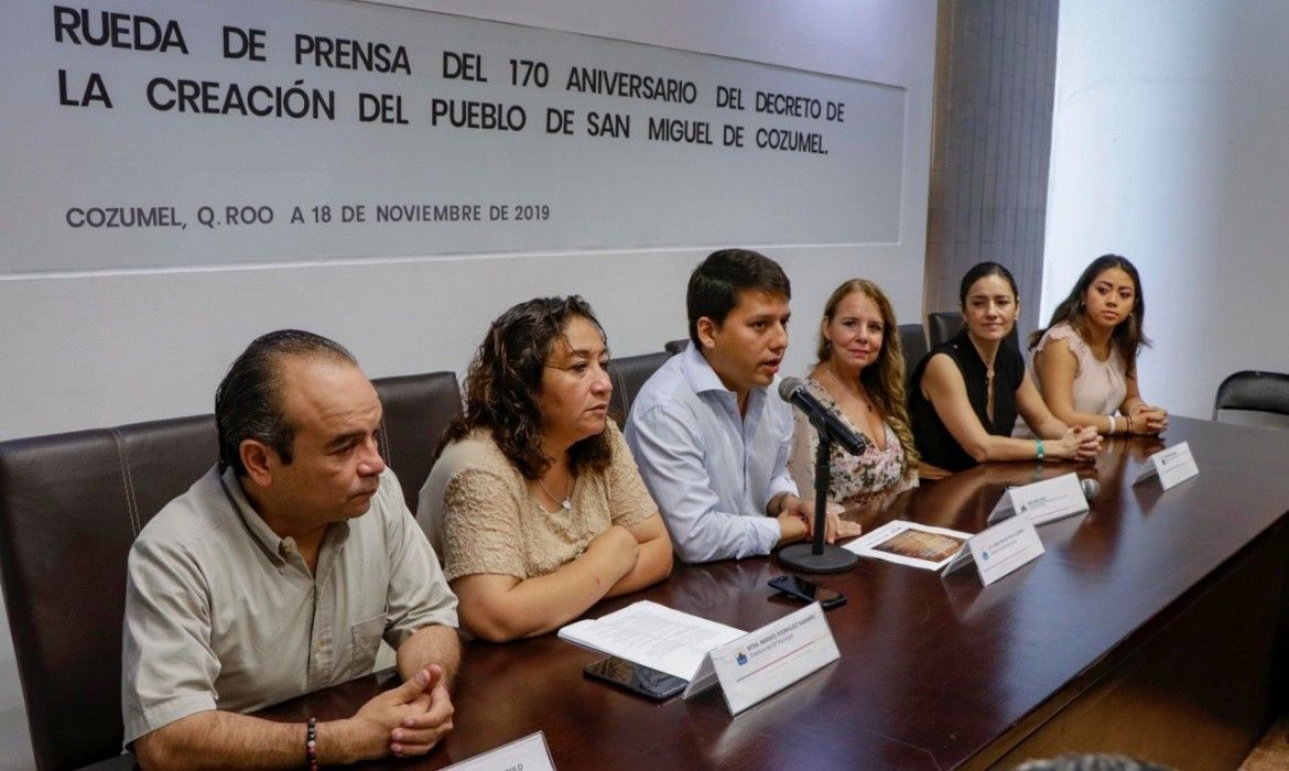 Todo listo para conmemorar el 170 Aniversario del Decreto de San Miguel de Cozumel  