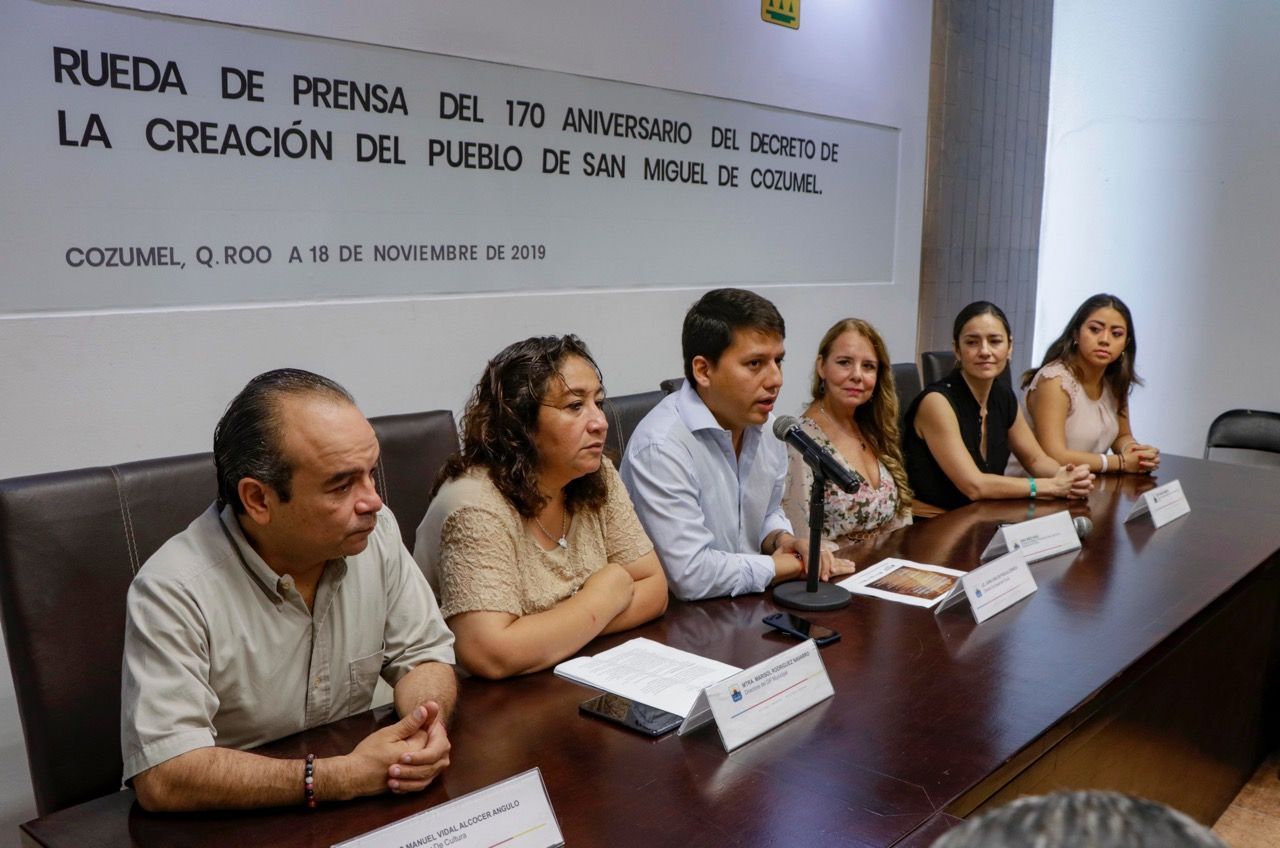 Todo listo para conmemorar el 170 Aniversario del Decreto de San Miguel de Cozumel