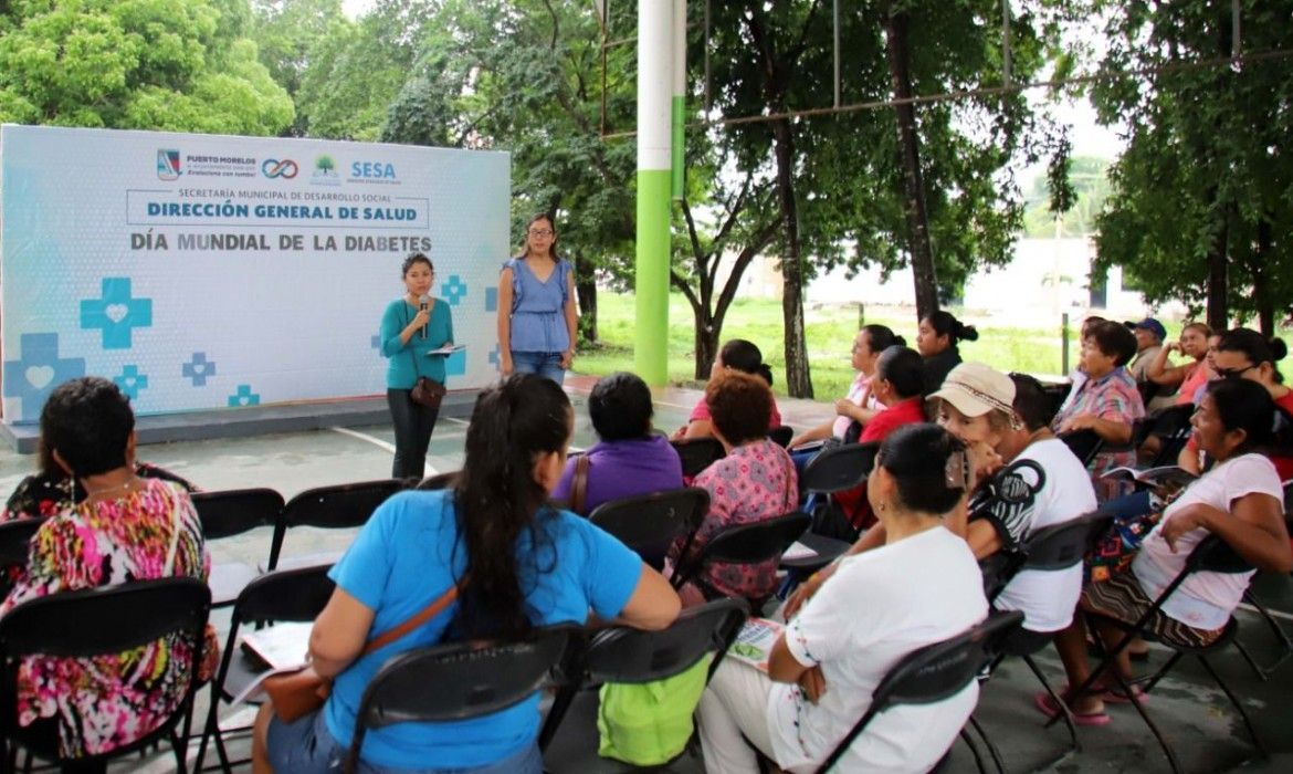 Organiza Gobierno de Laura Fernández jornada de salud en el marco del día mundial de la diabetes