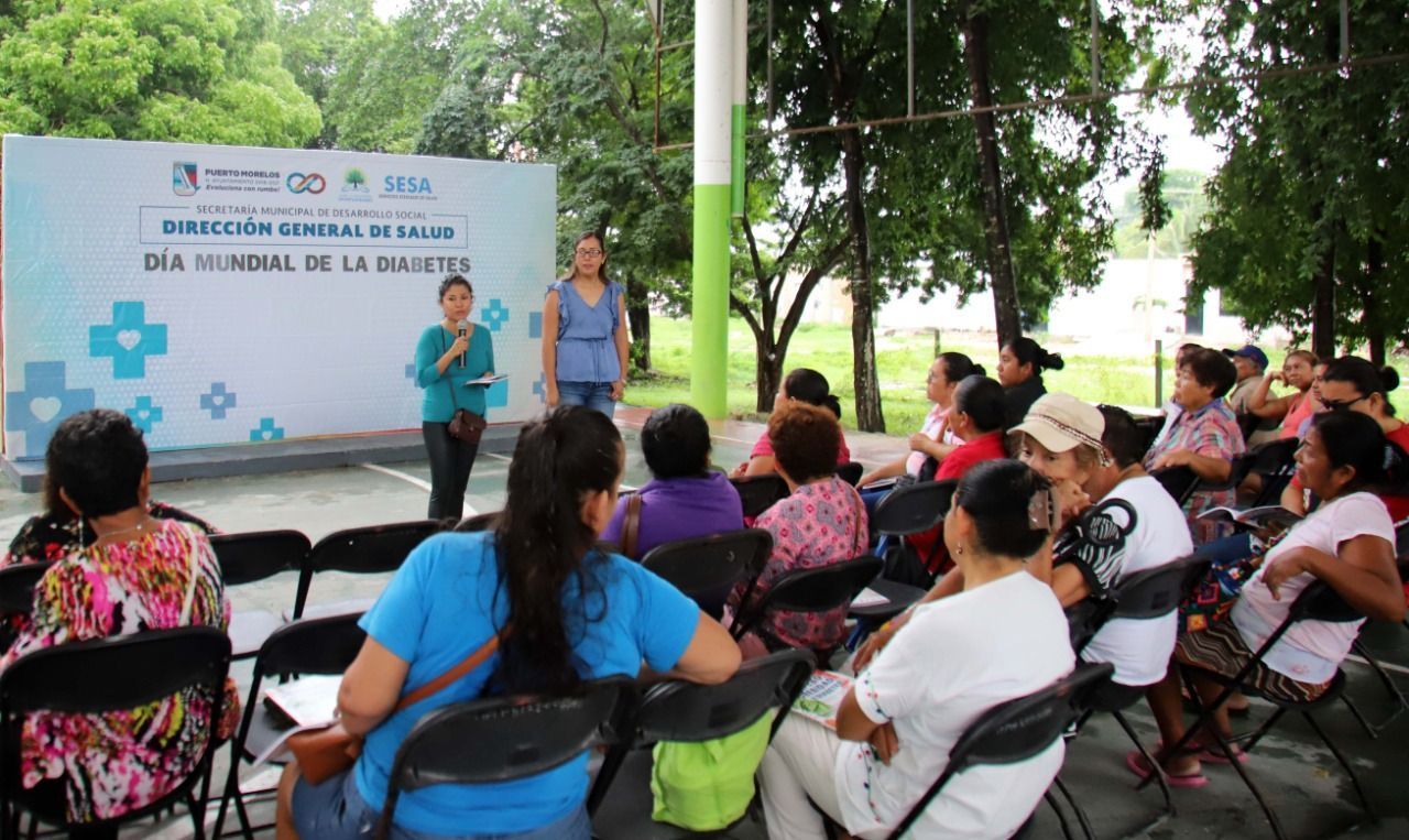 Organiza Gobierno de Laura Fernández jornada de salud en el marco del día mundial de la diabetes