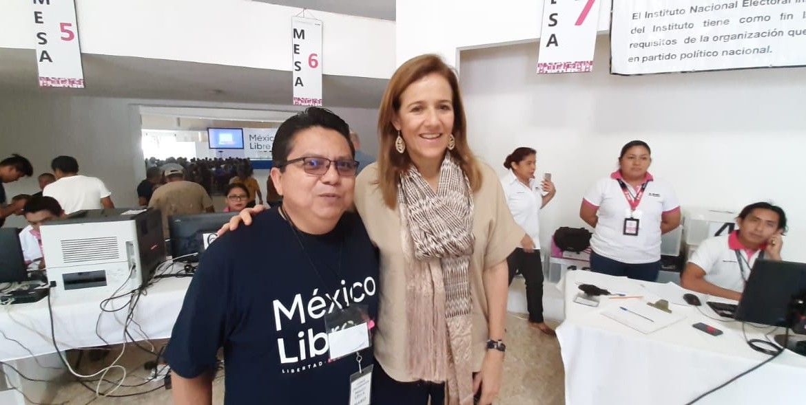 Margarita Zavala está en Chetumal para organizar el partido calderonista