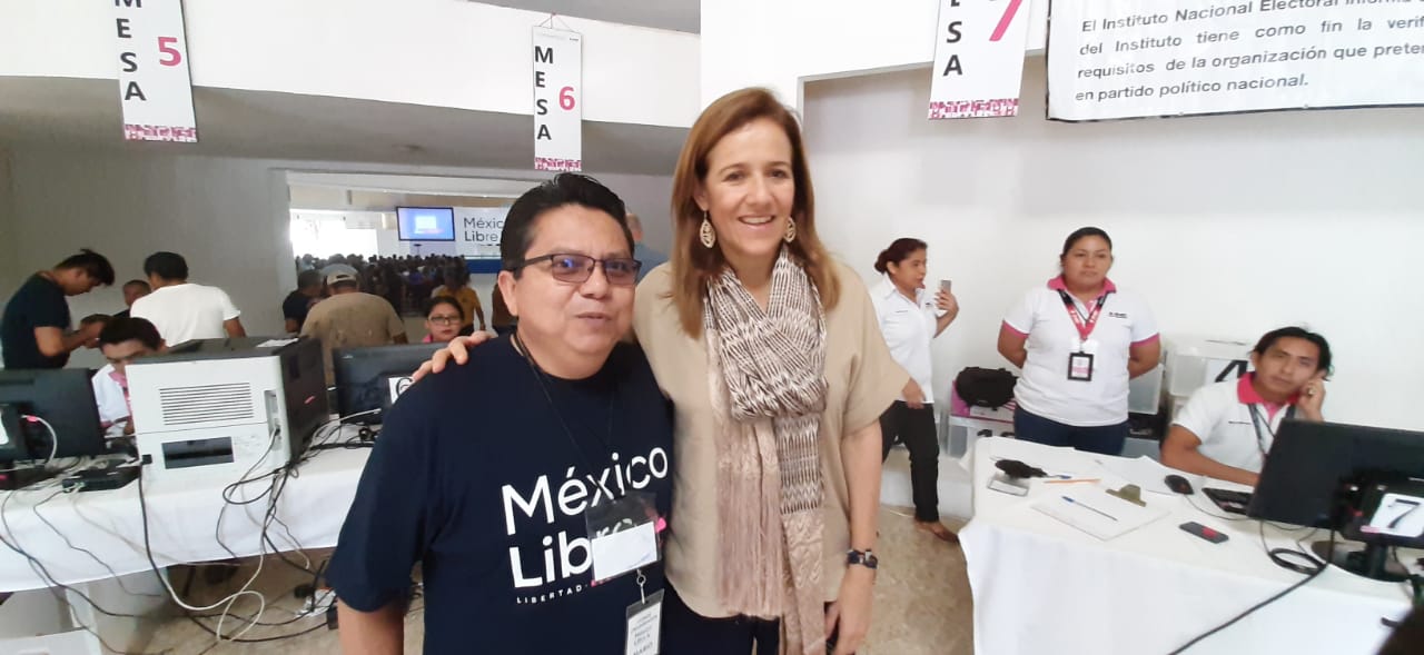 Margarita Zavala está en Chetumal para organizar el partido calderonista