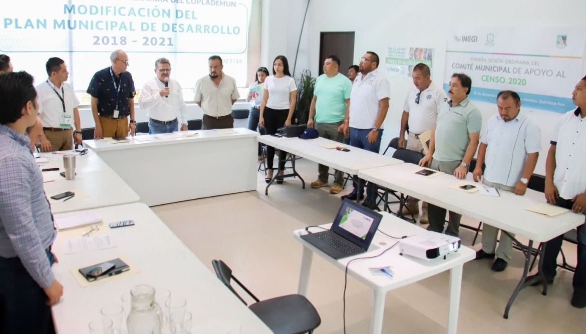 Afinan detalles para el Censo de Población y Vivienda 2020 en Puerto Morelos