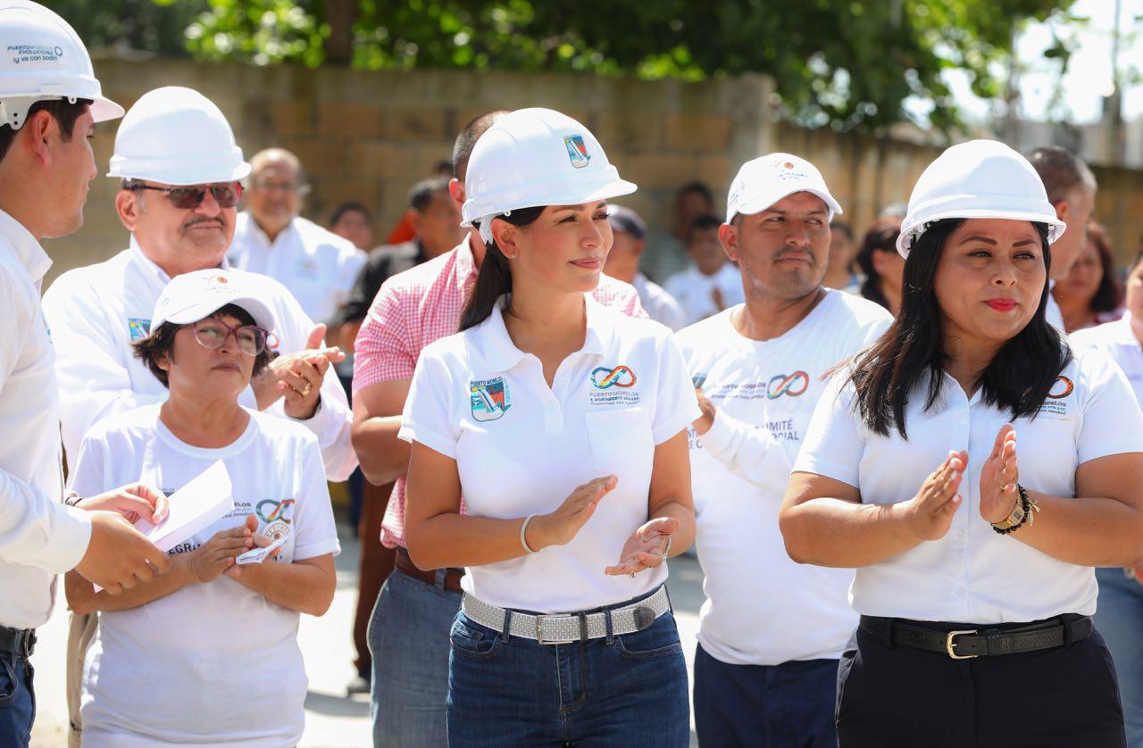 “Llega Puerto Morelos a su cuarto año como municipio con una transformación palpable”: Laura Fernández