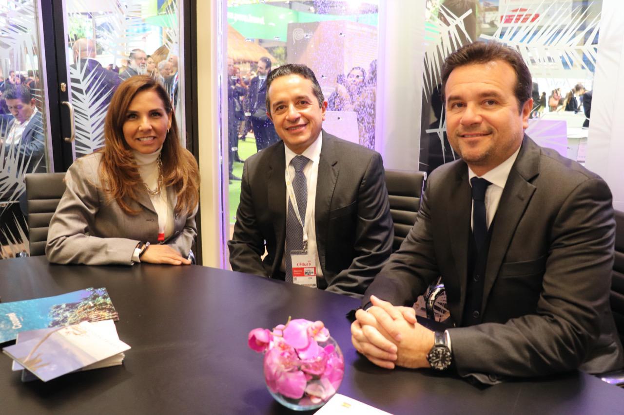 Anuncia Pedro Joaquín en FITUR ruta aérea Madrid-Cozumel
