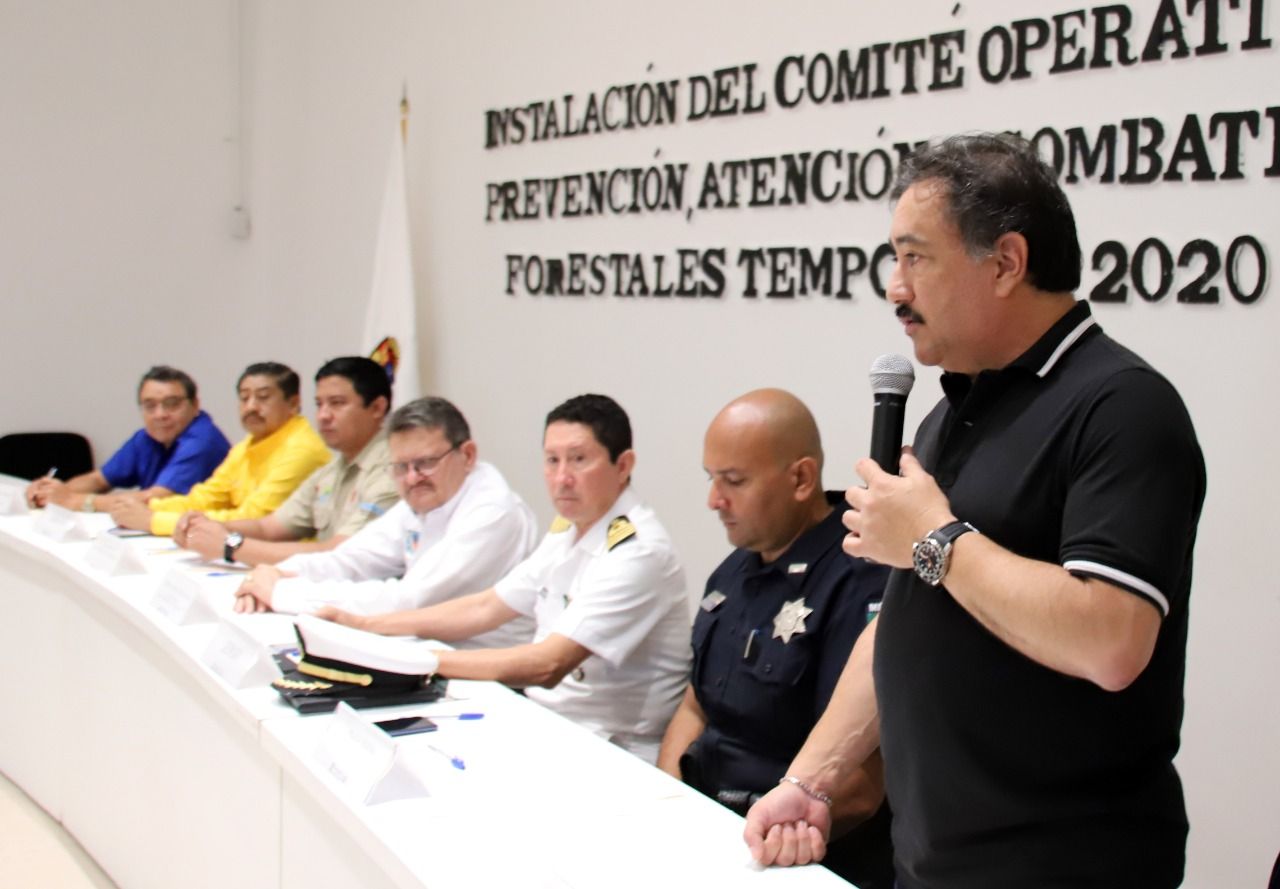 Instala Gobierno de Laura Fernández Comité Municipal contra Incendios Forestales