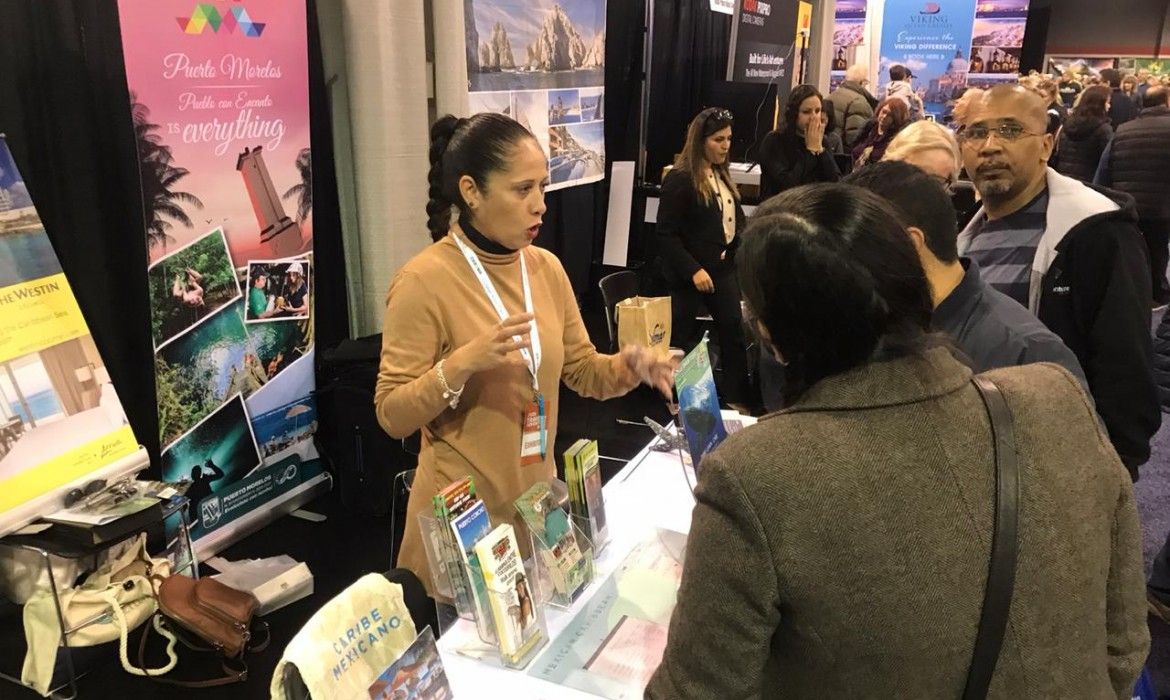 Destacada participación de Puerto Morelos en el Travel and Adventure Show