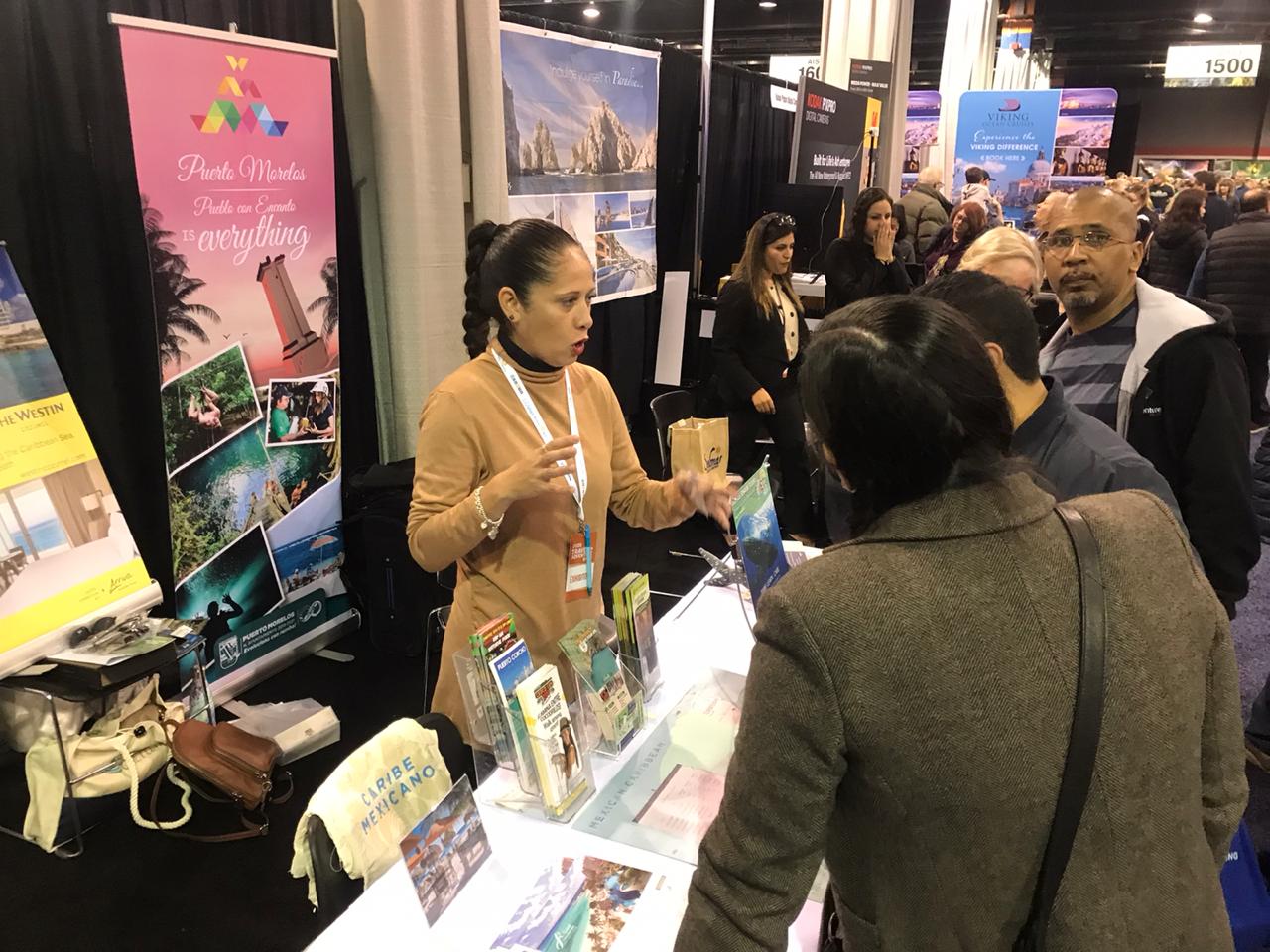 Destacada participación de Puerto Morelos en el Travel and Adventure Show