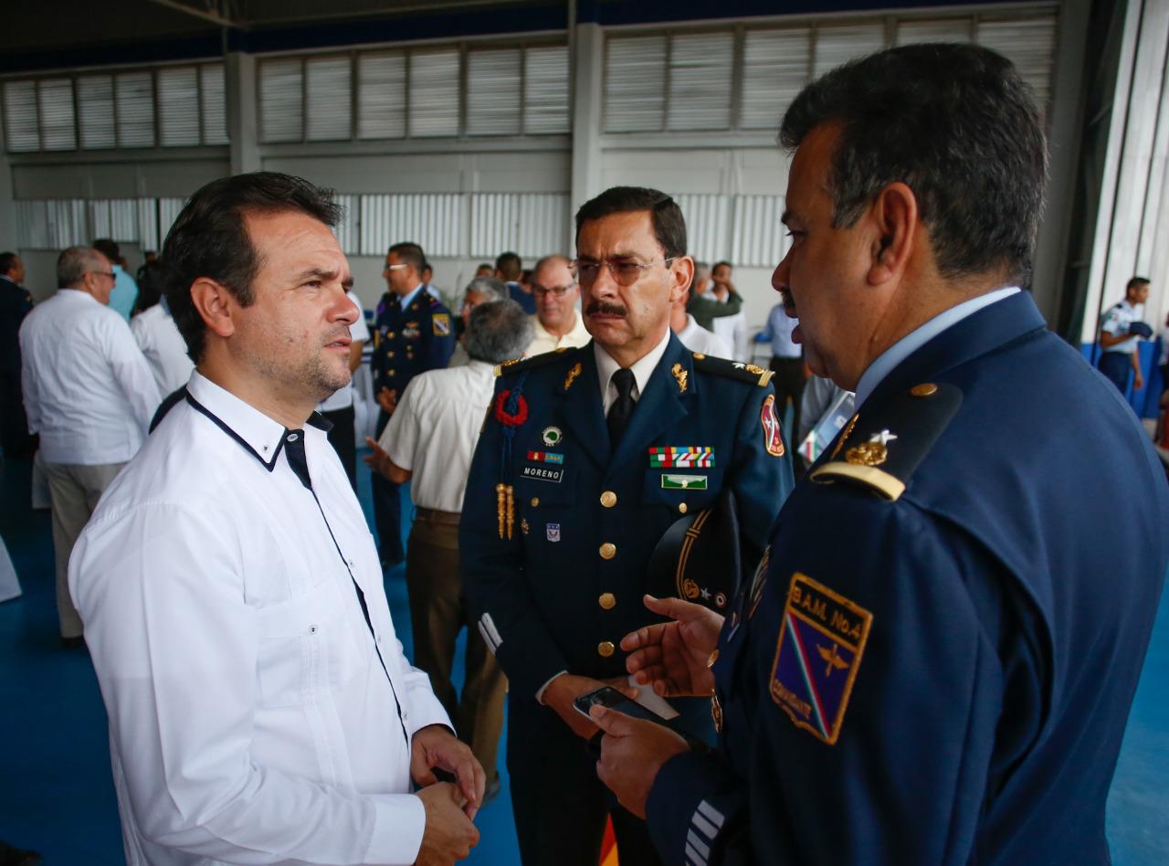 En el 105 Aniversario de la Fuerza Aérea Mexicana, Pedro Joaquín refrenda su compromiso para trabajar en unidad en pro de la seguridad de Cozumel