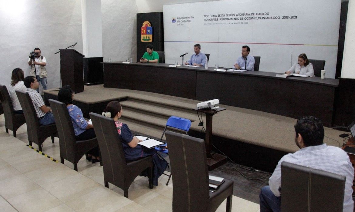 Cabildo de Cozumel aprueba estímulos fiscales para apoyar a la población ante la emergencia sanitaria por el Covid-19