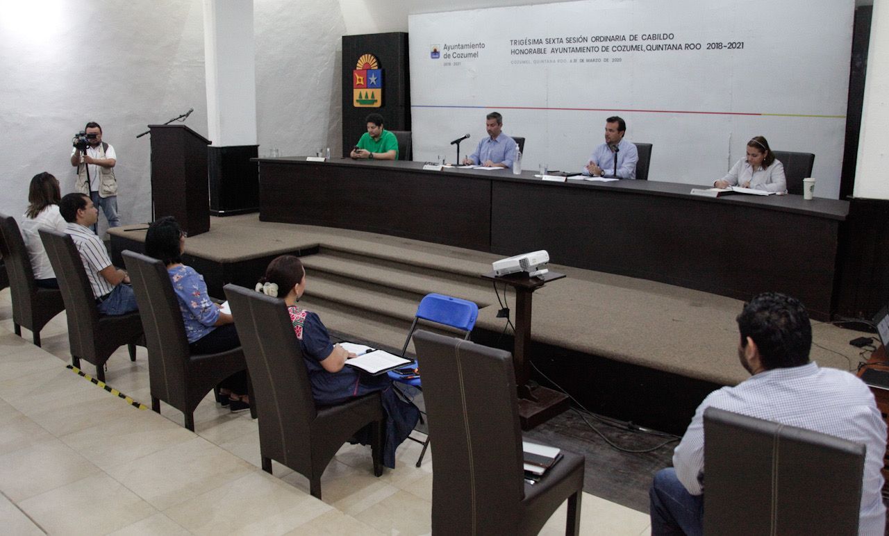 Cabildo de Cozumel aprueba estímulos fiscales para apoyar a la población ante la emergencia sanitaria por el Covid-19