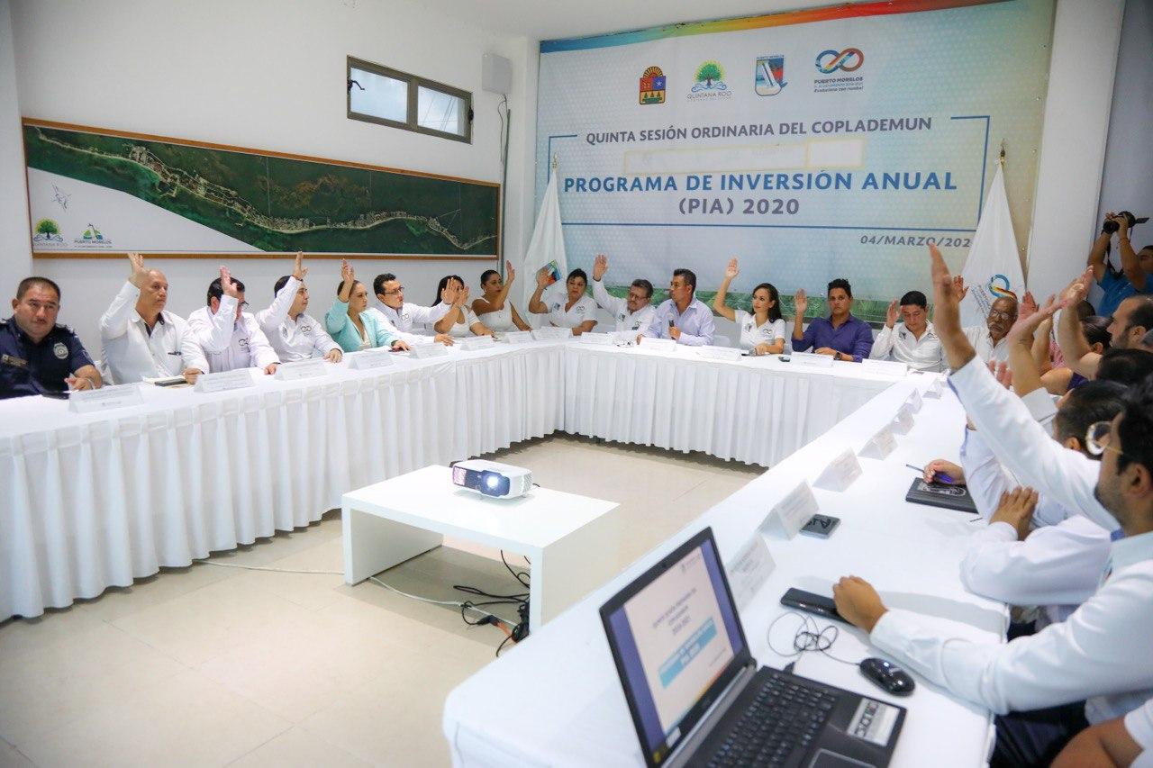Aprueba Puerto Morelos Programa de inversión anual 2020 para abatir rezagos