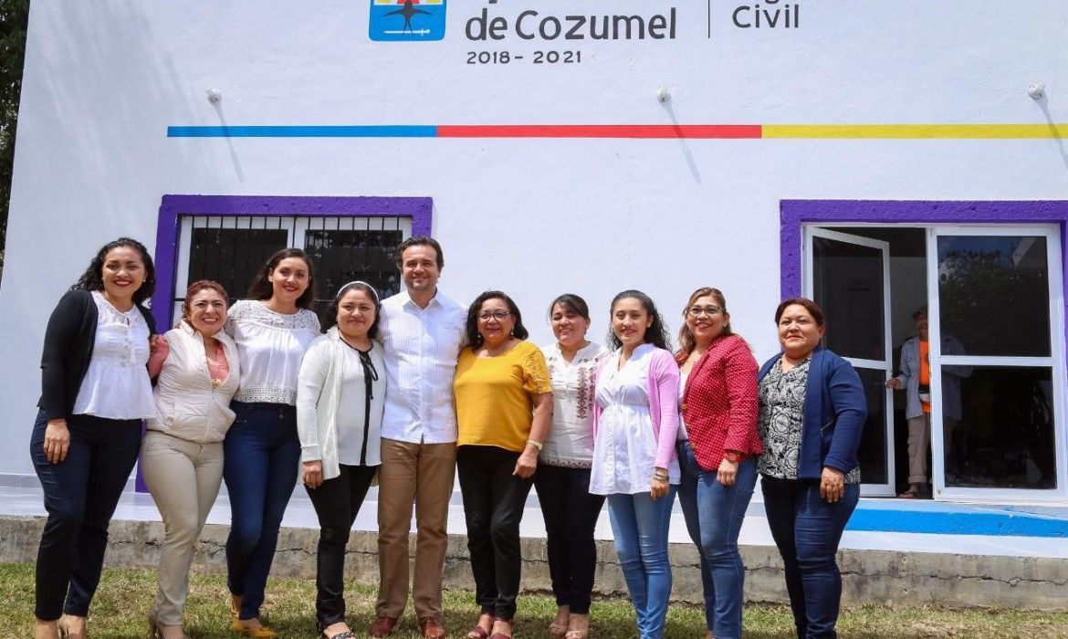 Inauguran nuevas instalaciones del Registro Civil, la institución más antigua de Cozumel, con 153 años de actividad