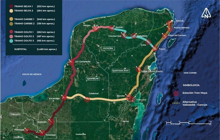 No habrá tramo Valladolid-Cobá-Tulum en el Tren Maya: Fonatur