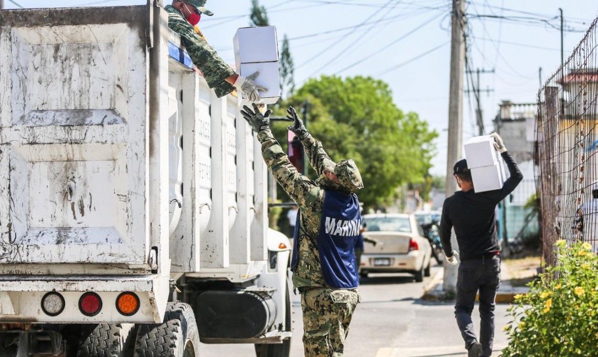 Se reactiva ayuda alimentaria en Cozumel; suman ya 21 mil despensas repartidas