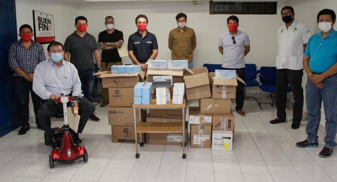 Entrega Pedro Joaquín más de 5 mil cajas de medicamento para atención del Covid-19 en Cozumel