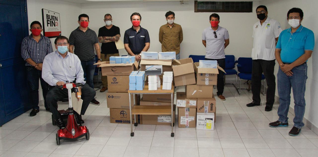 Entrega Pedro Joaquín más de 5 mil cajas de medicamento para atención del Covid-19 en Cozumel