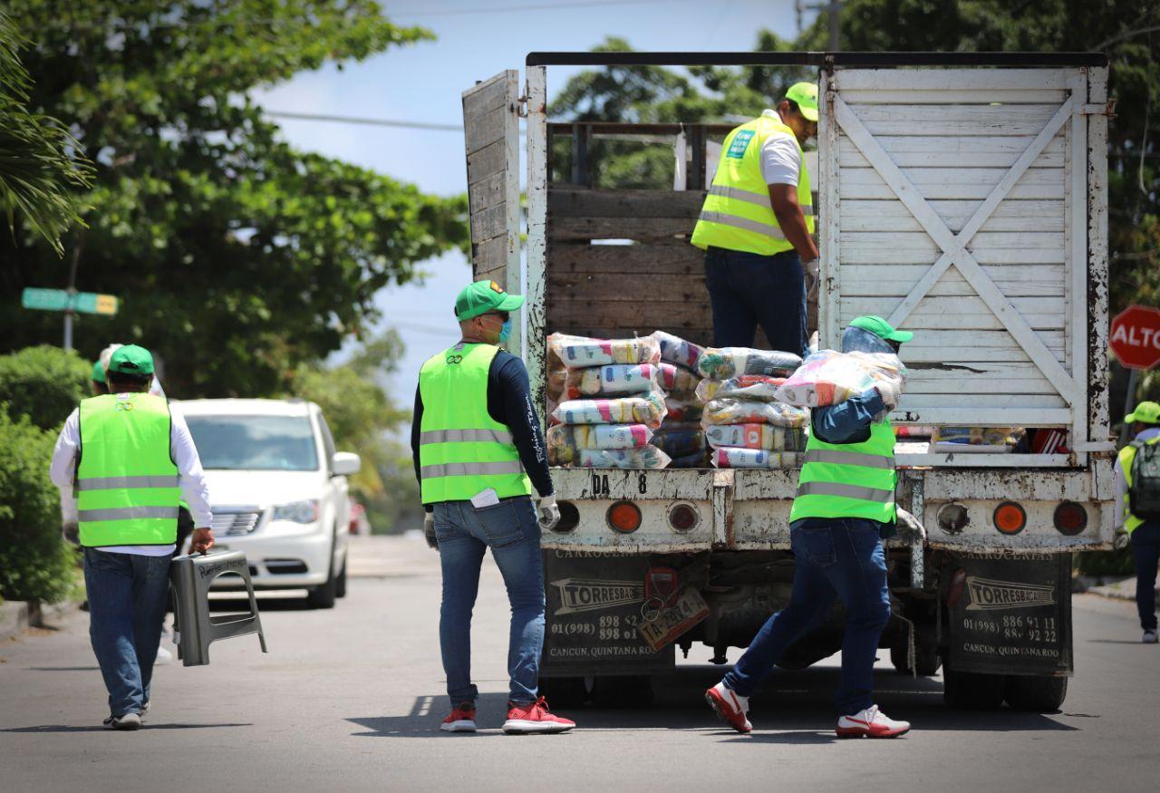 Anuncia Laura Fernández entrega de nuevas despensas a familias de la cabecera municipal