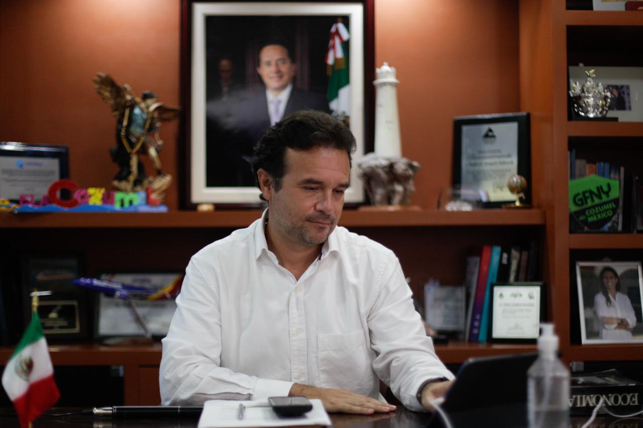 Pedro Joaquín propone reglamentar sanciones a quienes no acaten los protocolos sanitarios en Cozumel