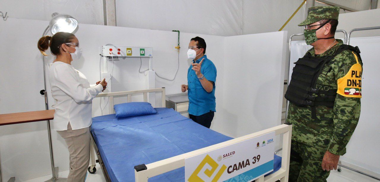 70 casos de Covid y 20 defunciones en QR; baja ocupación hospitalaria en municipios