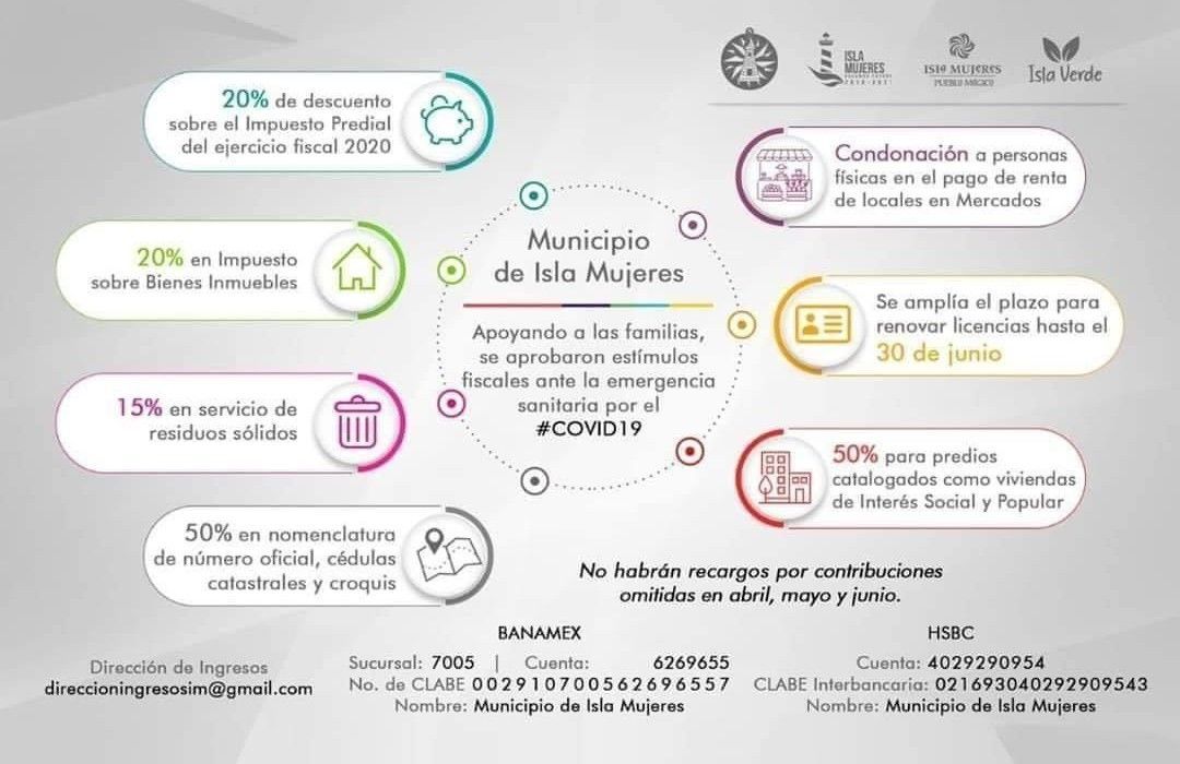 Ayuntamiento de Isla Mujeres invita a empresarios y ciudadanos a que aprovechen descuentos fiscales