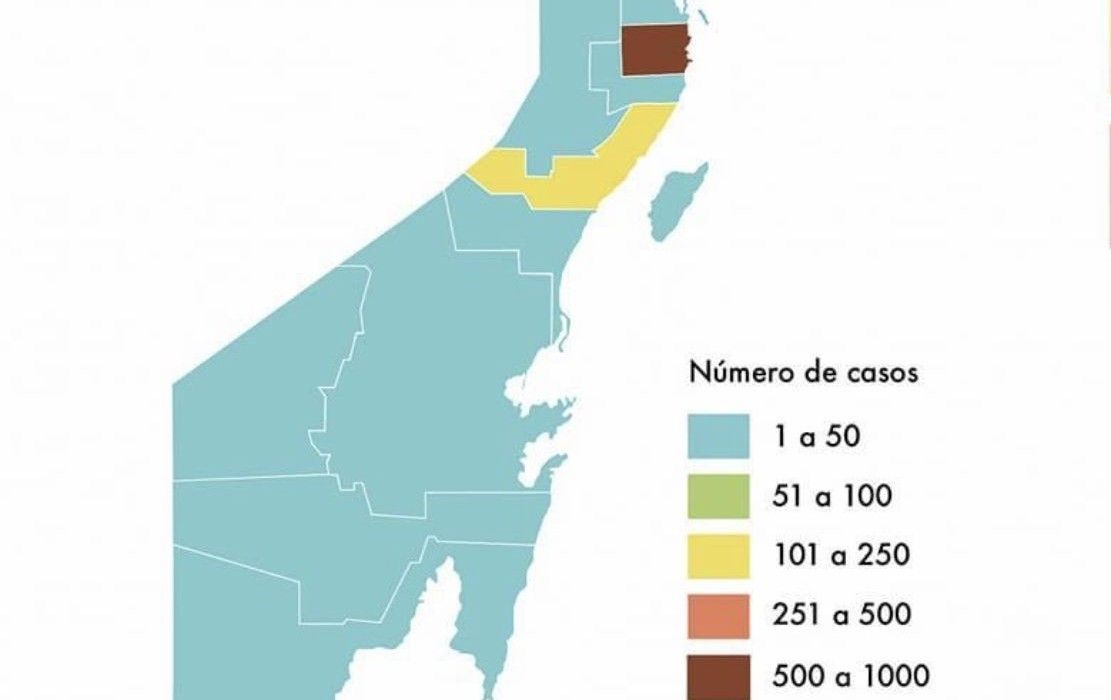 3 nuevos casos de Covid en OPB, y otros 3 en Lázaro Cárdenas | Cancún superó los 600