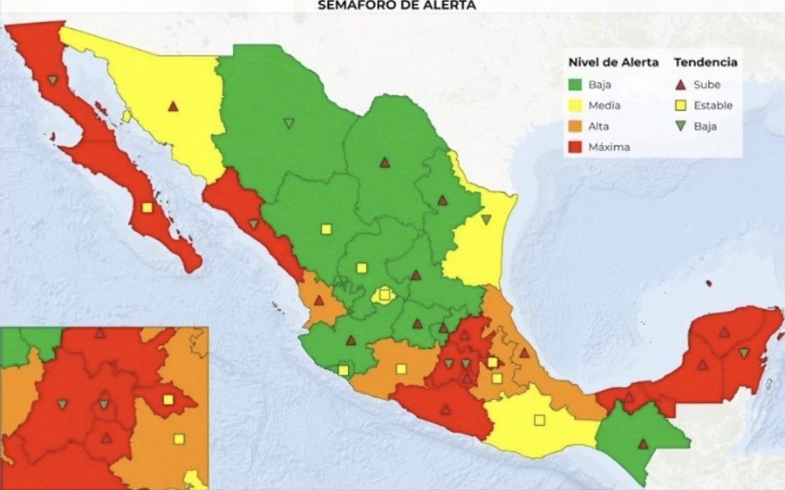 «Nueva normalidad» | QR está en semáforo rojo, pero con el Covid en tendencia a la baja