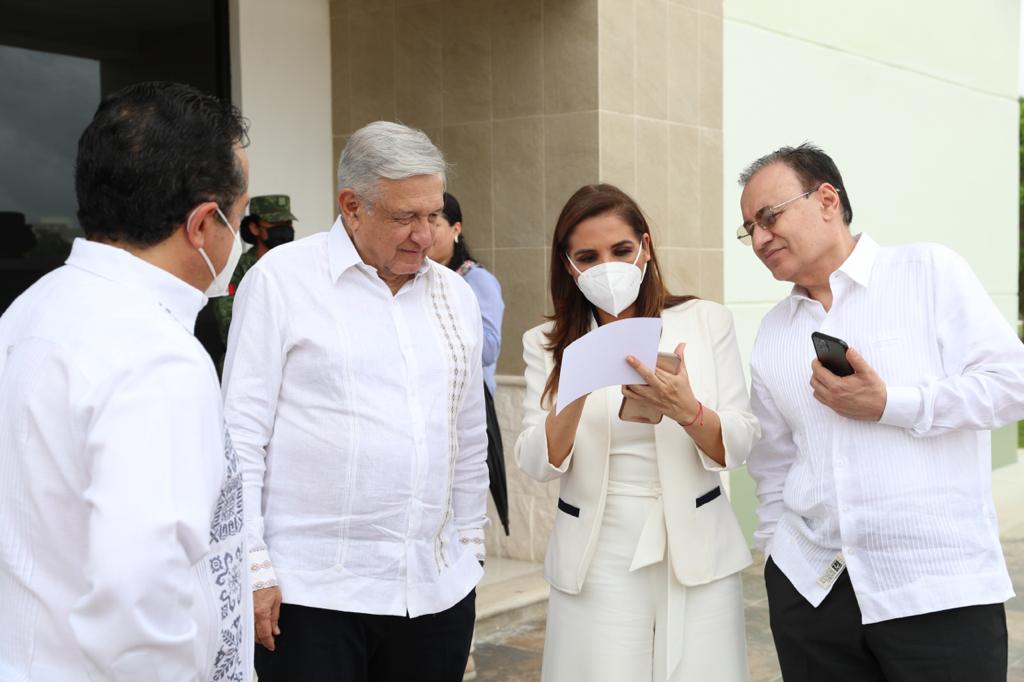 Apoya AMLO propuesta de Mara de blindar 90 mil metros de playas públicas de Cancún