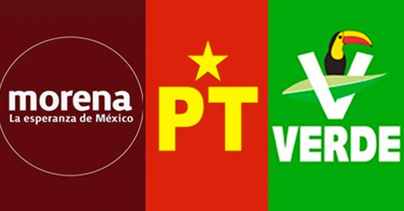 MORENA, PT y PVEM se unen para apoyar a AMLO ante ataques de la oposición