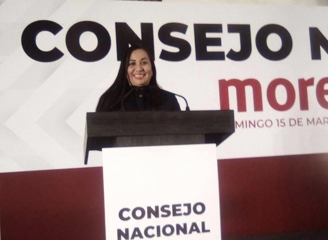 Delegada de MORENA advierte que si no hay acuerdo entre grupos, ella elegirá a la Comisión Estatal