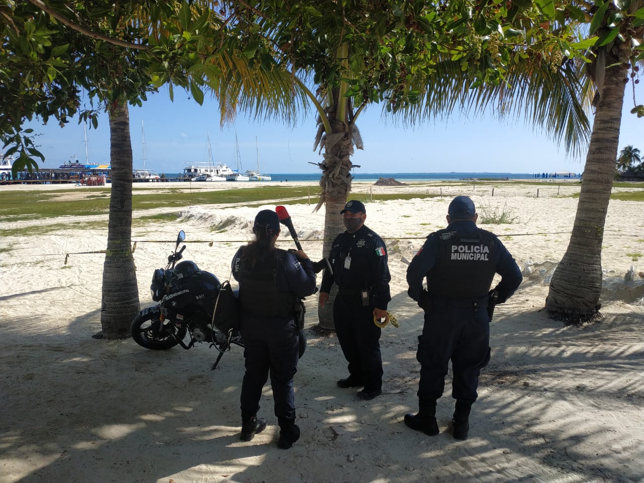 Realiza Policía Turística de Cancún “Operativo Playa Segura”