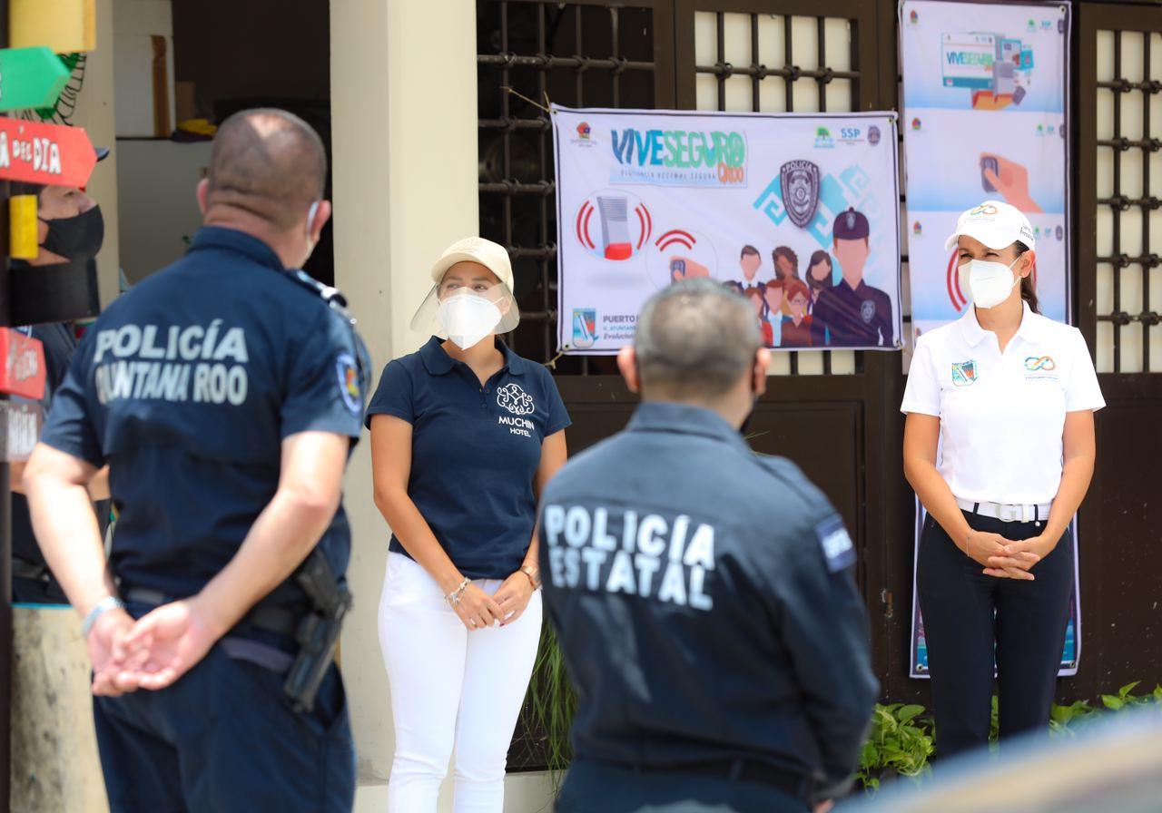 Refuerzan seguridad en Puerto Morelos con colocación de alarmas vecinales
