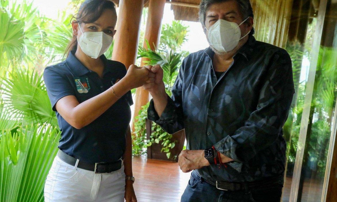 Se reúne Laura Fernández con el director de Fonatur, Rogelio Jiménez Pons
