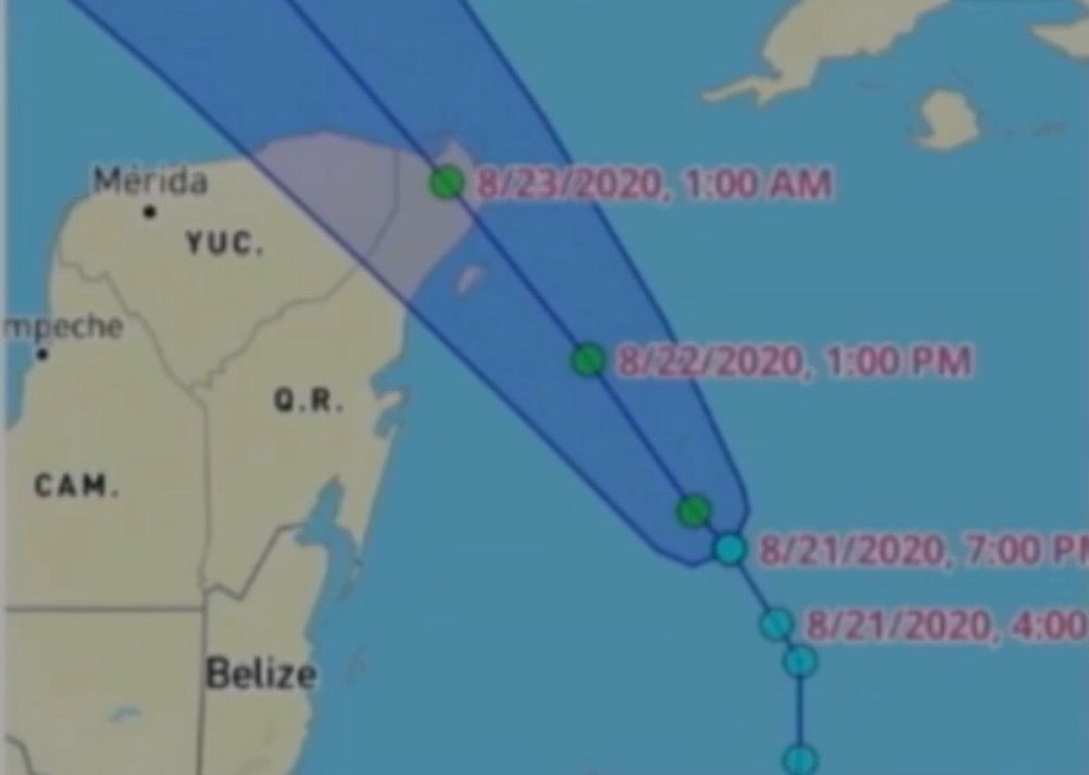 DIRECTO A CANCÚN | Tormenta Tropical apunta al norte de la península de Yucatán