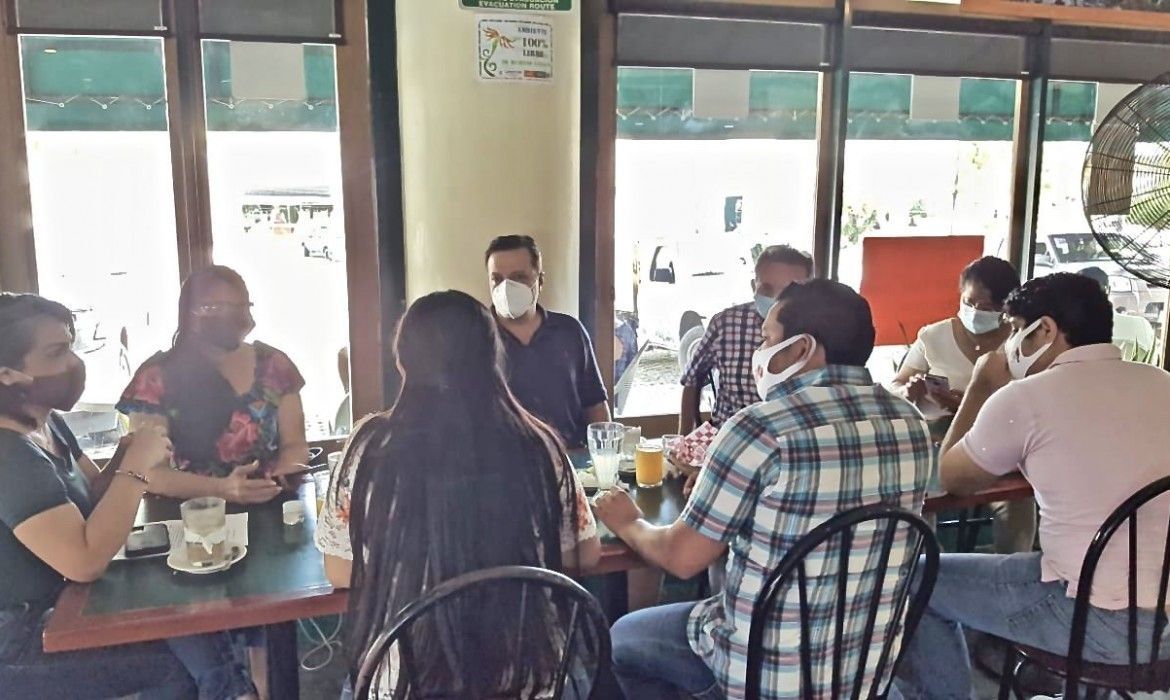 Pech, Alegre, Mildred, Reyna y Sánchez Cutis hacen frente vs delegada de MORENA; quieren más apertura y ponen en duda su legitimidad